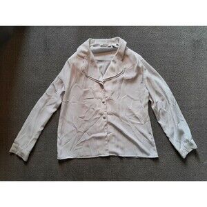Josephine Button down Front White Womens Size 10 Polyester *Missing Button Sale